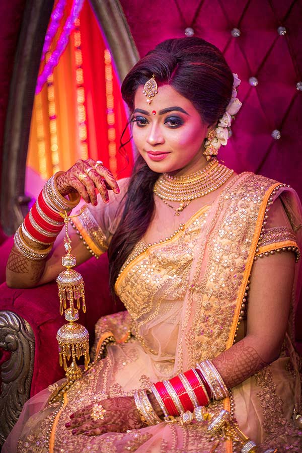 Reception Look Bridal makeup look