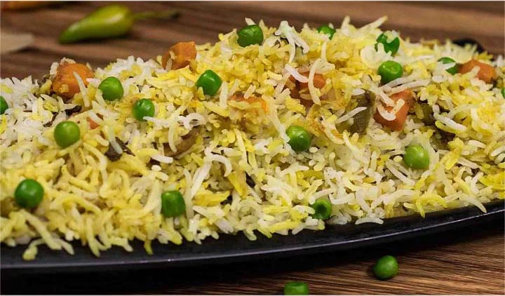 veg-biriyani wedding food